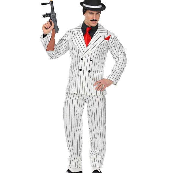 Costume da Gangster Bianco