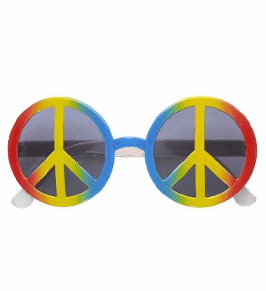 Occhiali Hippie Pace e Amore