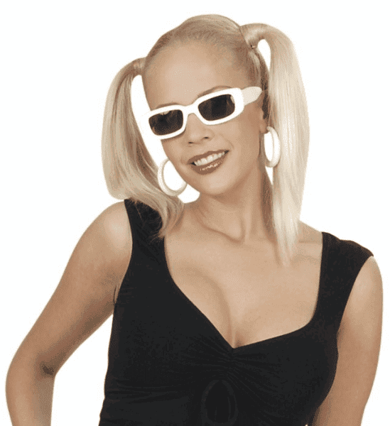 Occhiali da Cantante Bianchi