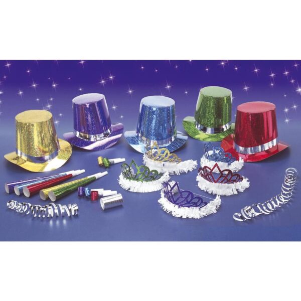 Set Cappellini e Trombette Party Multicolore