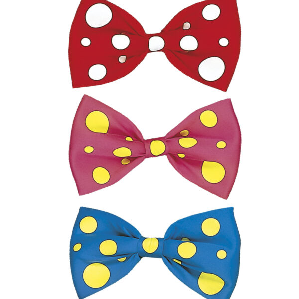 Papillon da Clown Gigante Colori Assortiti