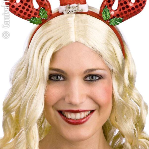 Cerchietto da Renna con Cappellino