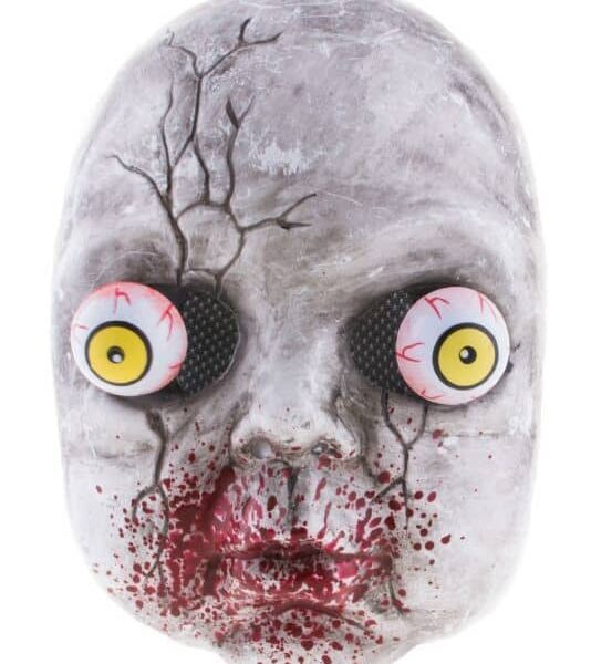 Maschera in plastica da Bimbo Zombie