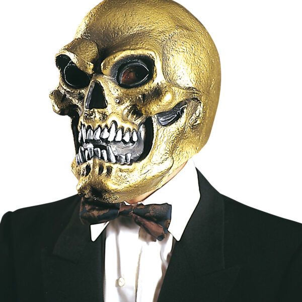 Maschera Teschio color Oro o Argento