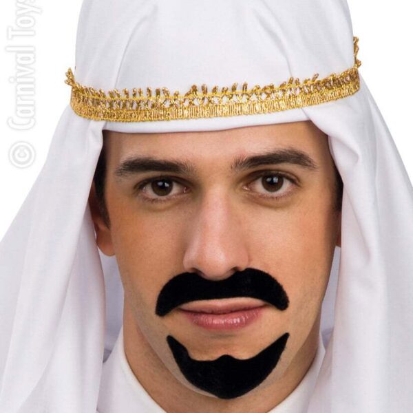 Baffi e Pizzetto Nero da Arabo