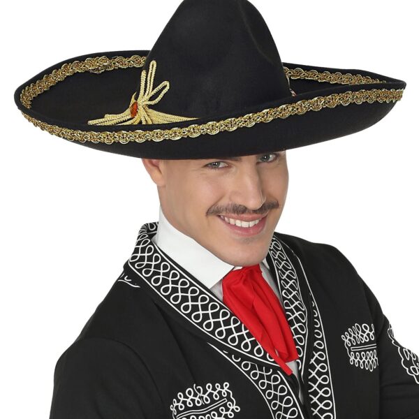 Cappello Nero da Messicano Mariachi
