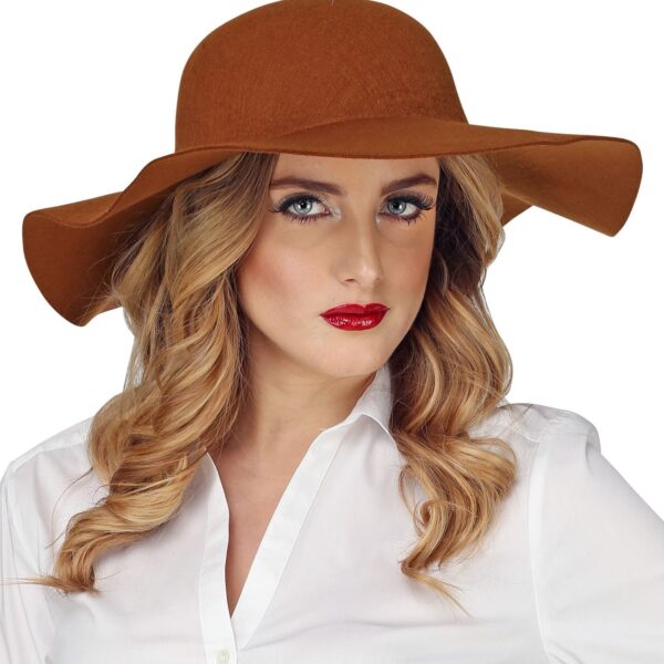 Cappello Marrone Floppy Anni'20