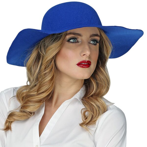 Cappello Blu Floppy Anni'20