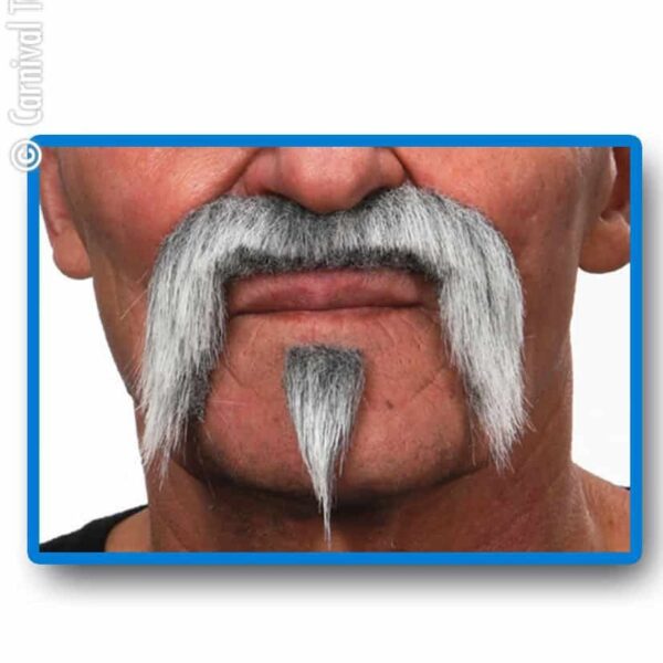 Baffi Grigi con Mosca da Cowboy