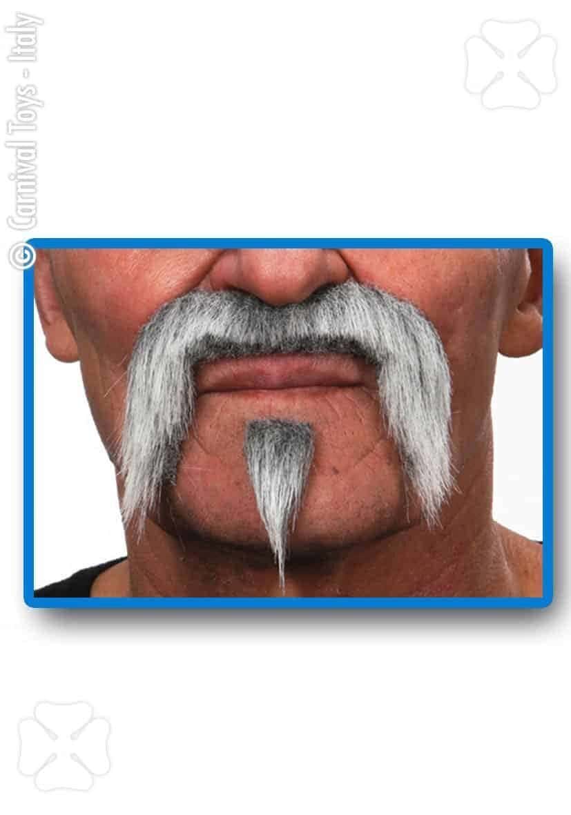 Baffi Grigi con Mosca da Cowboy