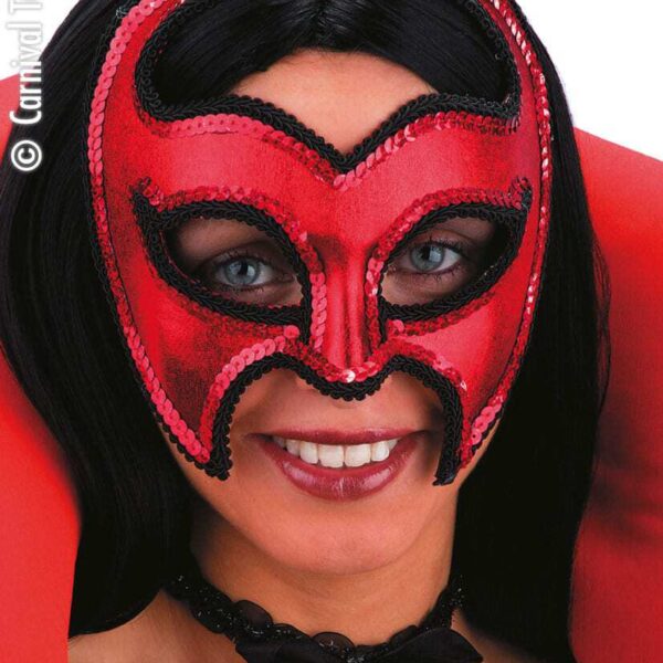 Maschera da Diavolo Rossa