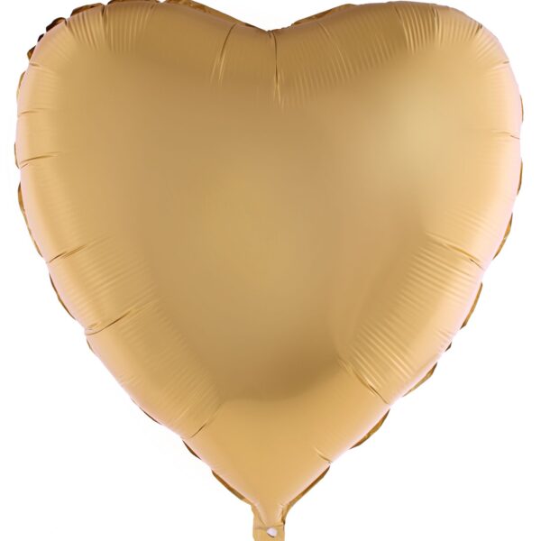 Palloncino in Mylar Cuore Oro Metallizzato