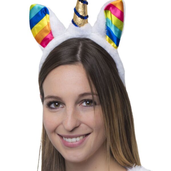 Cerchietto da Unicorno Arcobaleno