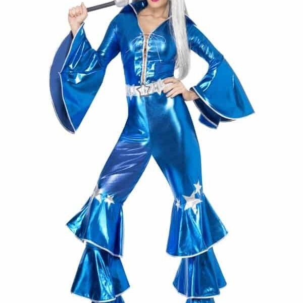 Costume Disco Azzurro Anni'70