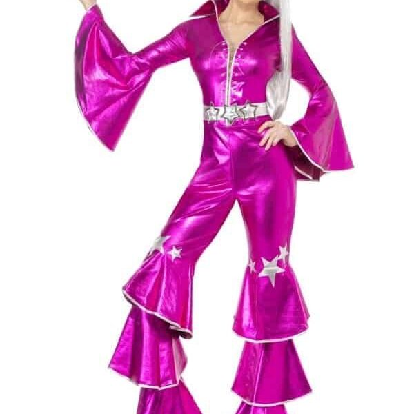 Costume Disco Rosa Anni'70
