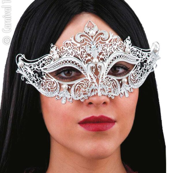 Maschera in Metallo Gotica Agento