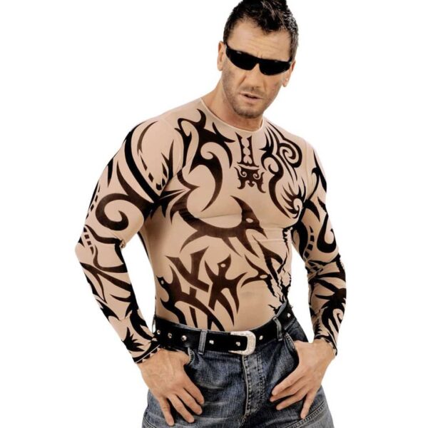 Camicia Uomo Tatuata con Tribale