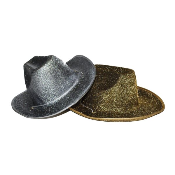 Cappello da Cowboy Glitter Colori Assortiti