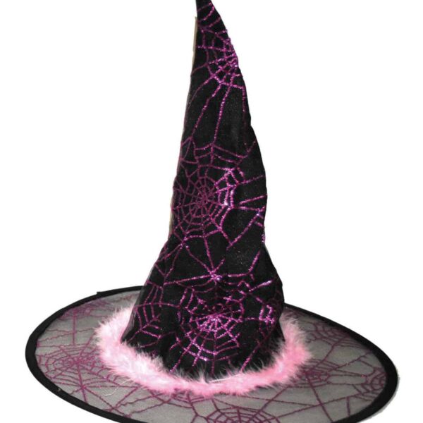 Cappello Nero o Viola Alto da Strega