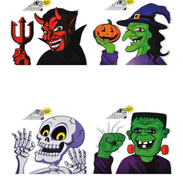 Vetrofanie di Halloween per Auto