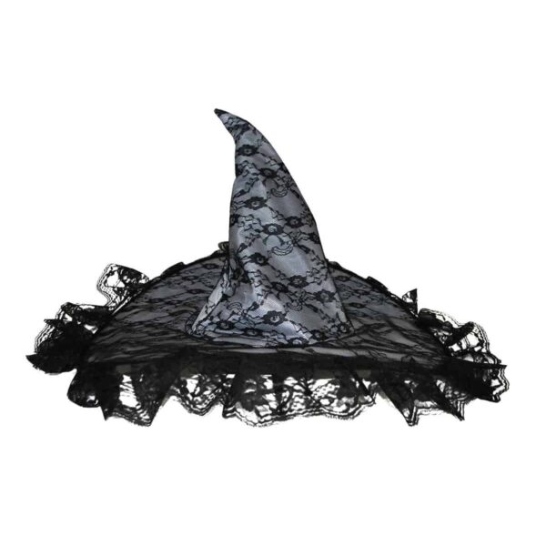 Cappello Argento e Nero da Strega