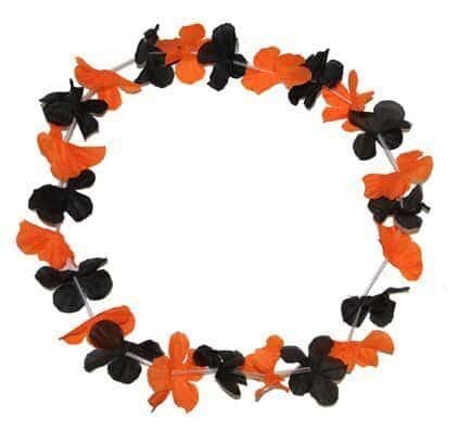Collana Hawaiana di Halloween Arancione e Nera