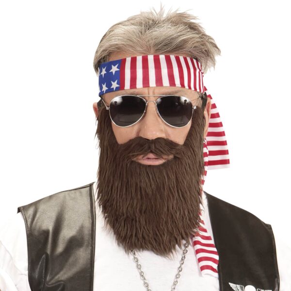 Set Barba Castana e Fascia Americana