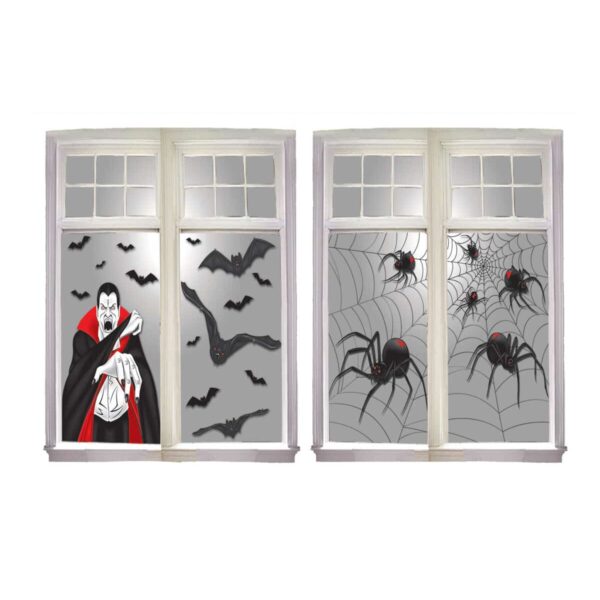 Vetrofania Vampiro e Ragni