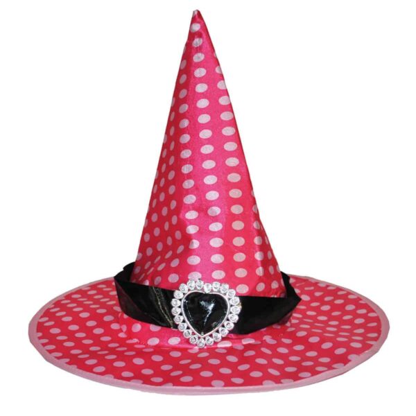 Cappello Rosa a Pois Bianchi da Strega