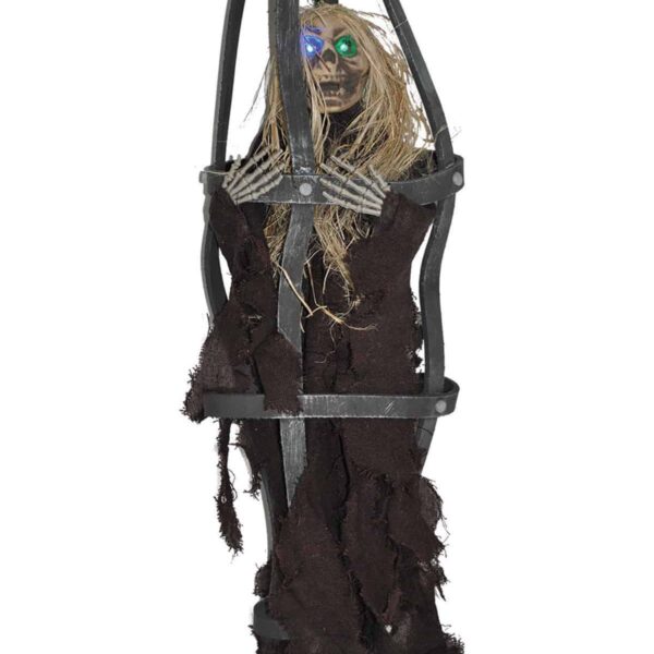 Scenografia Scheletro in Gabbia con Luci