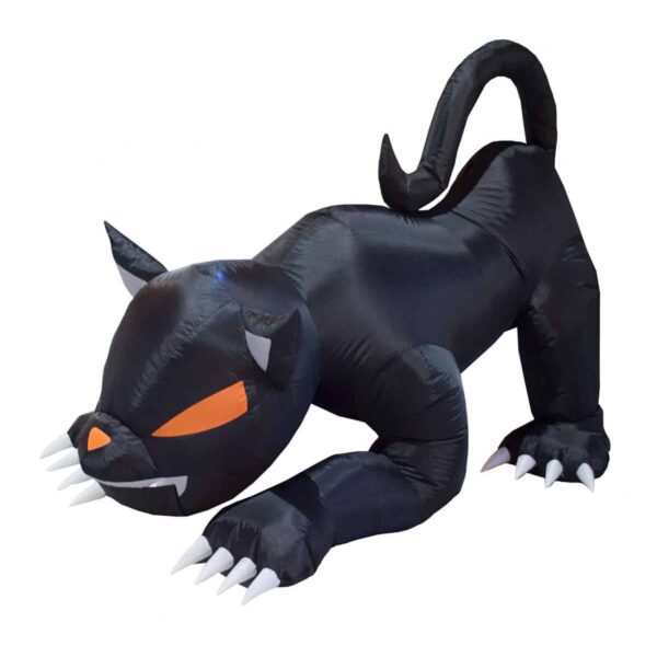 Scenografia Gatto Nero Gigante Gonfiabile