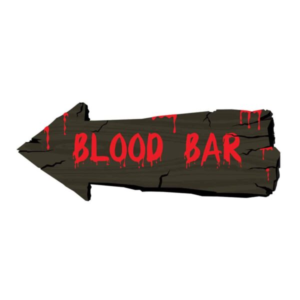 Festone Insegna Blood Bar
