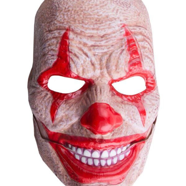 Maschera in Plastica da Clown Malvagio