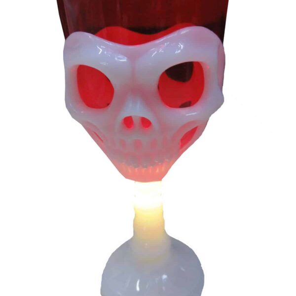 Calice Teschio Rosso con Led