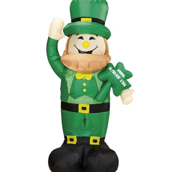 Folletto Irlandese di San Patrizio Gonfiabile Luminoso