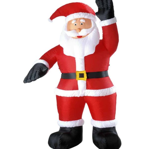 Babbo Natale Gonfiabile Gigante Luminoso