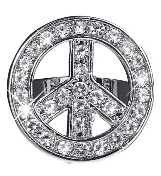 Anello Hippie in Strass
