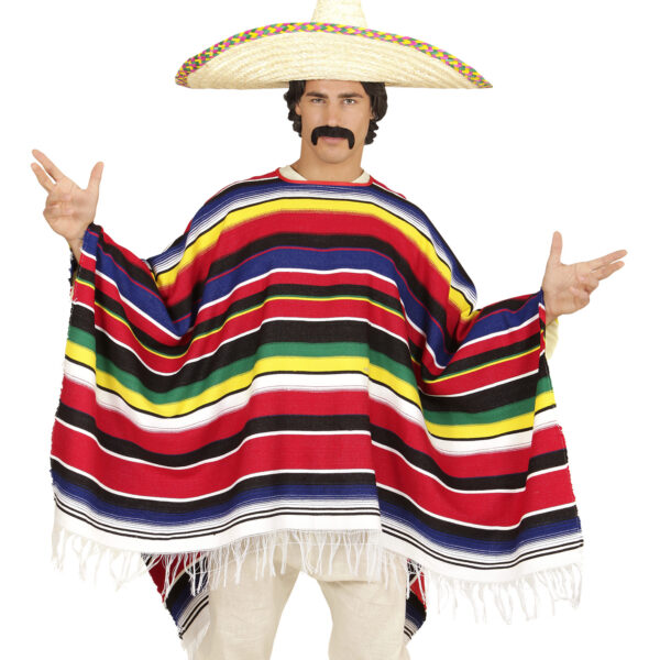 Poncho Messicano Multicolore