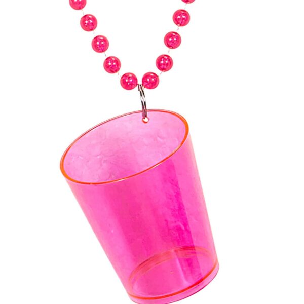 Collana Rosa con Bicchiere da Short