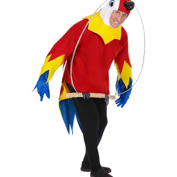 Costume da Pappagallo su Trespolo