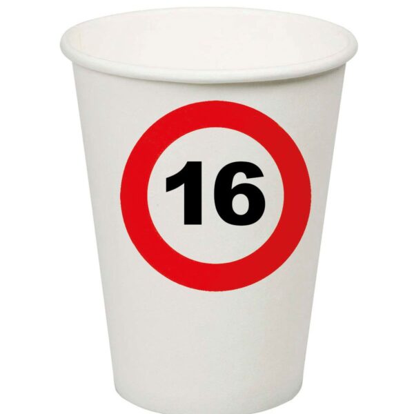 Bicchieri con Numero Limite 16