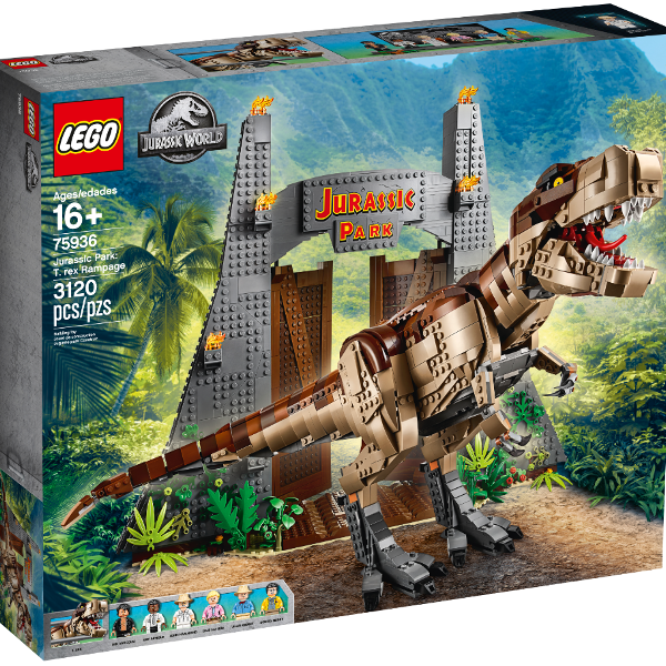 Lego Jurassic World Jurassic Park: la furia del T. rex
