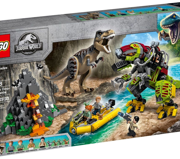 Lego Jurassic World Battaglia tra T. rex e Dino-Mech