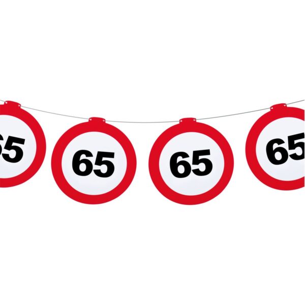 Festone Compleanno Numero Limite 65