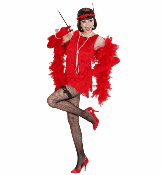 Costume da Charleston Rosso Fuoco