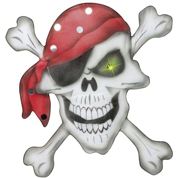 Teschio Pirata Glitterato