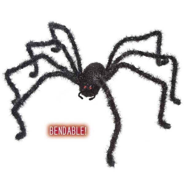 Ragno Nero Scintillante Gigante