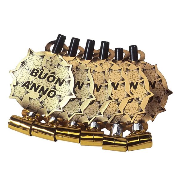 Lingue di Suocera in Carta Oro Buon Anno