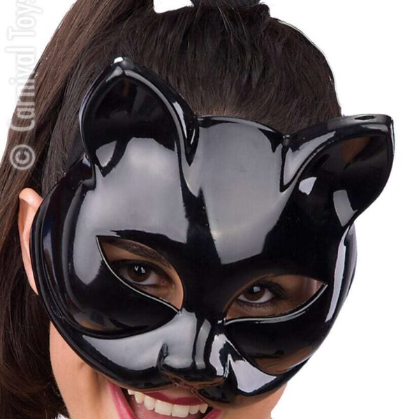 Maschera da Gatta Nera in Plastica
