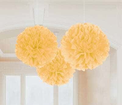 Festone Fluffy Oro in Carta